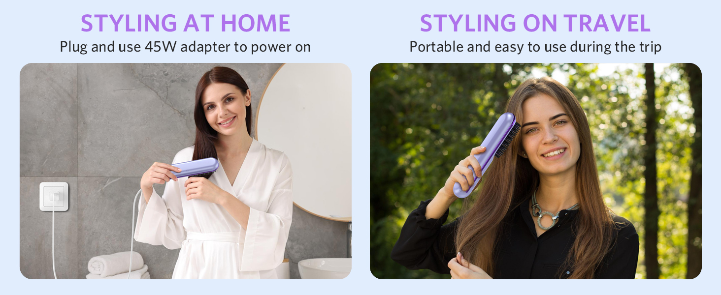 STYLING AT HOME OR ON TRAVEL