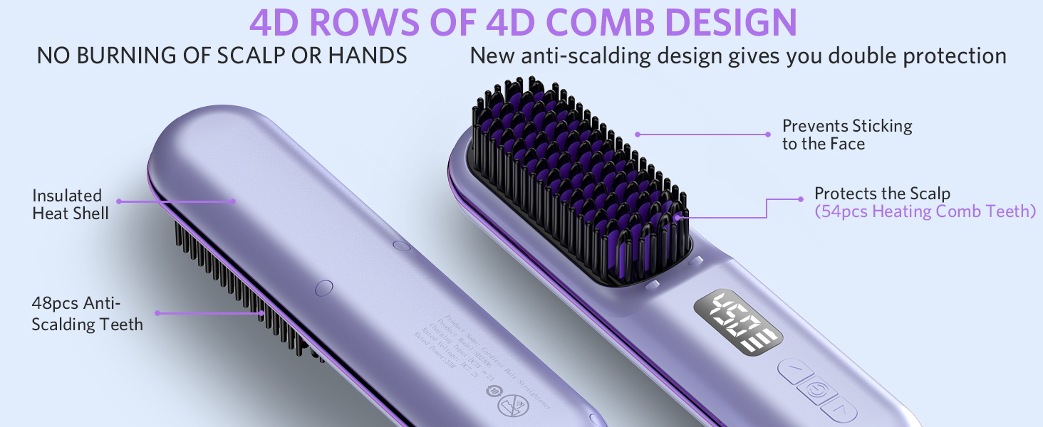 4D ROWS OF 4D COMB DESIGN