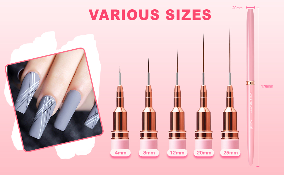 various size
