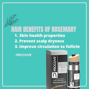PROCOVR Hair Loss Concealer Cream below hair benefits of rosemary