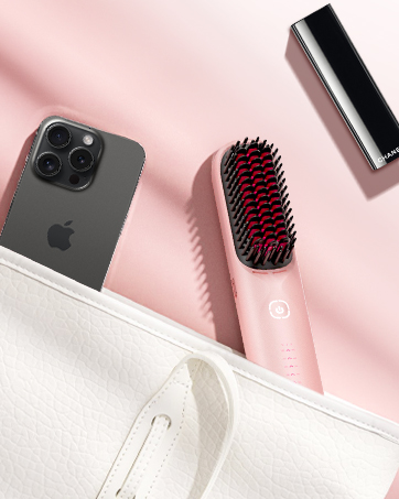 Portable hair straightener for women