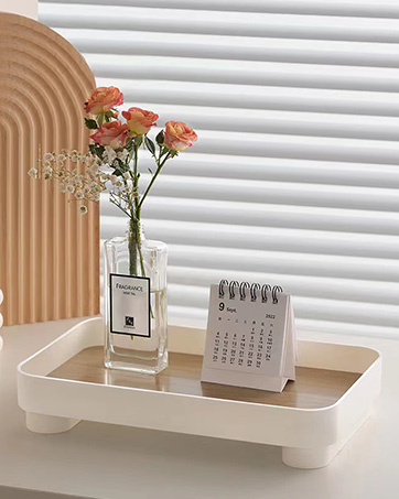 Bathroom vanity Tray