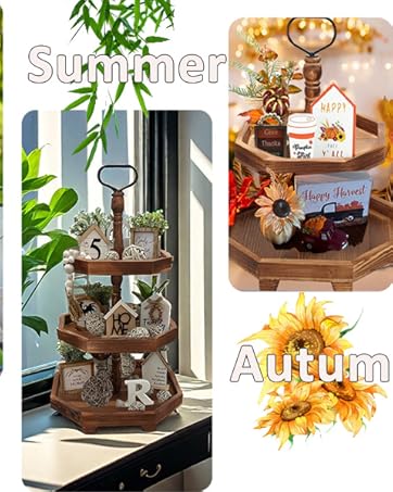 tiered tray decor