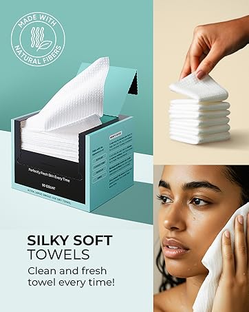 Silky Soft Towels. Maintain skin clear
