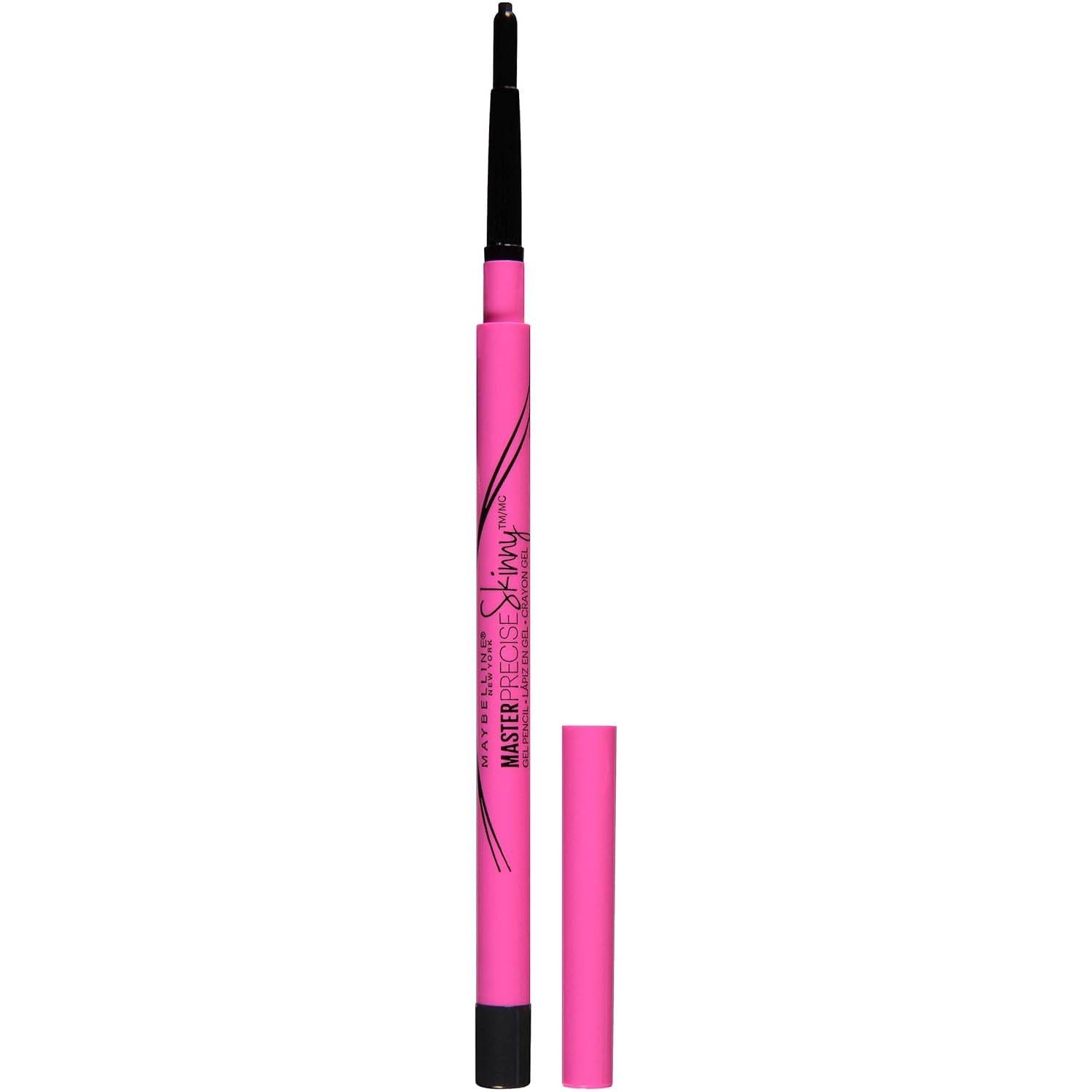 MAYBELLINE Master Precise Skinny Gel Eyeliner Pencil, Defining Black, 1 Count & Lash Sensational Washable Mascara, Lengthening and Volumizing for a Full Fan Effect - Image 2
