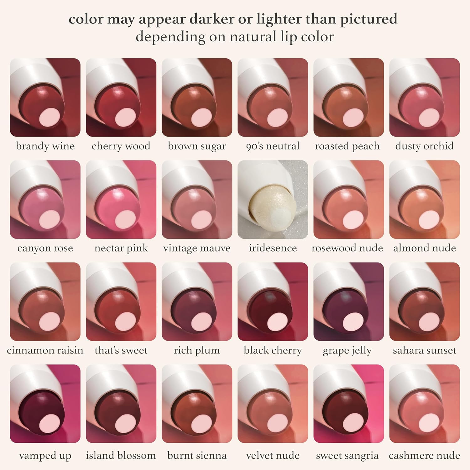 Julep It's Balm Tint of Color Lip Balm - Canyon Rose | Hydrating Lip Color with Vitamin E Core | Natural Gloss Finish | Vegan & Cruelty-Free - Image 6