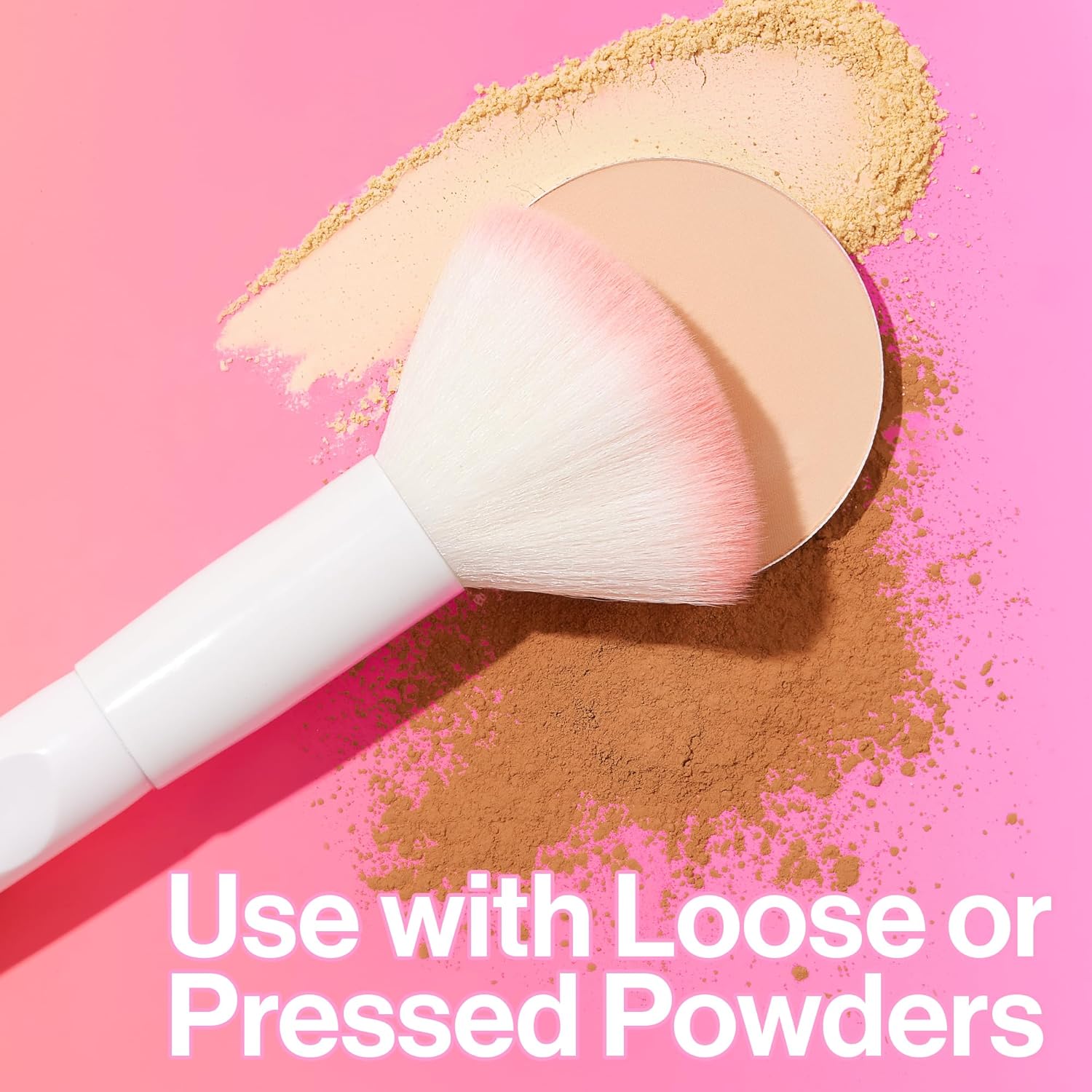 wet n wild Full Coverage Foundation Brush, Packed Bristles for All Formulas, Comfort Grip, Cruelty-Free & Vegan - Image 3