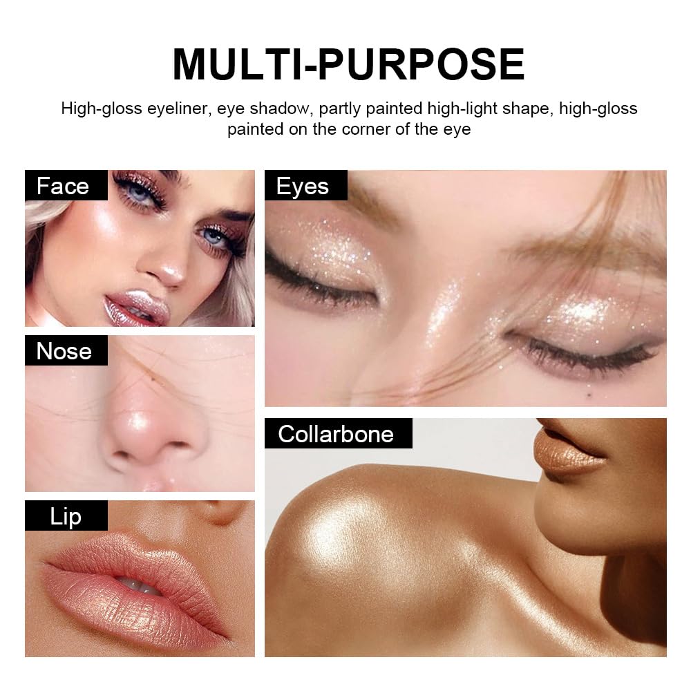 Waterproof Long Lasting Cream Eyeshadow Stick Makeup 0.12 oz Hypoallergenic Green - Image 5