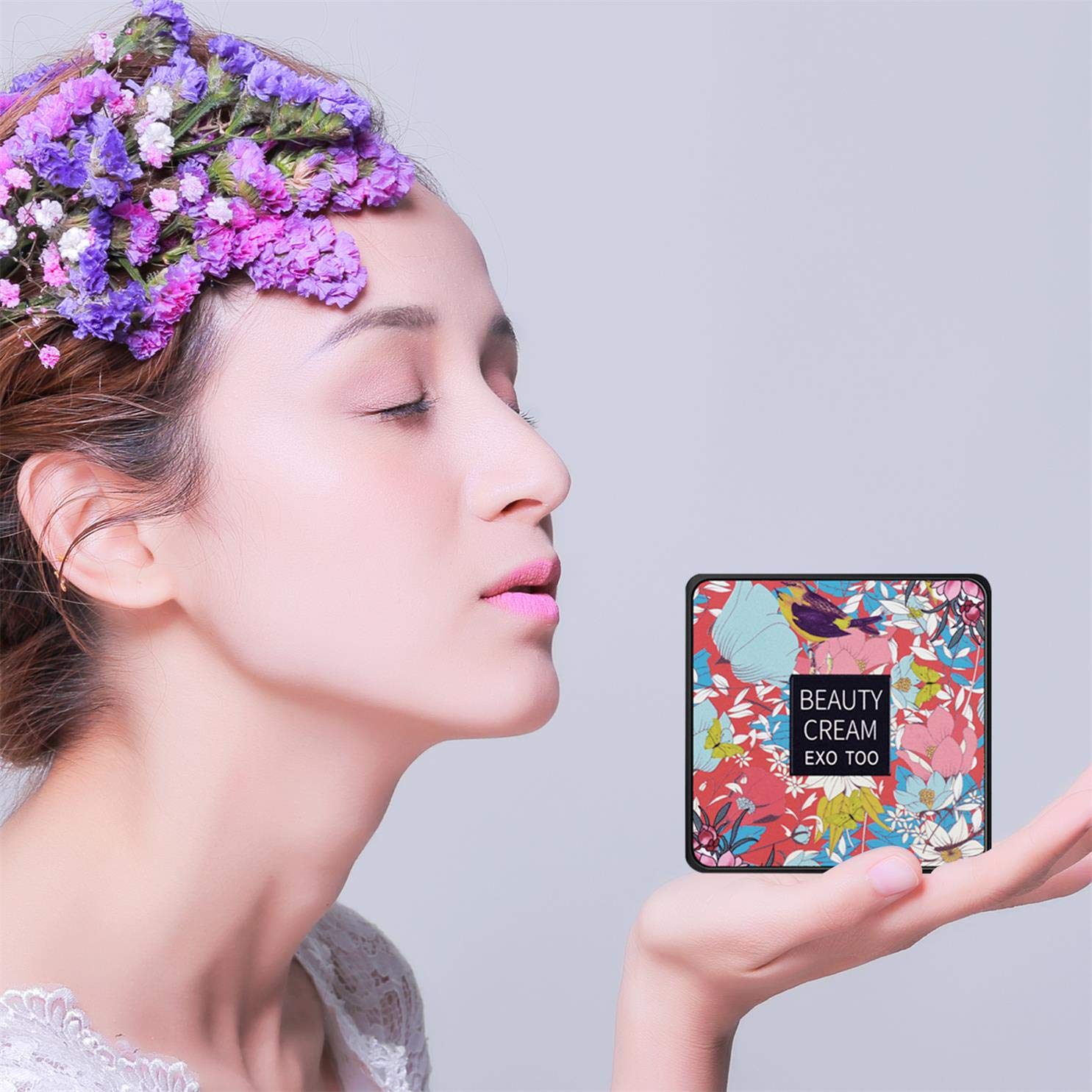 Mushroom Head Air Cushion CC Cream Foundation 2PCS Moisturizing Waterproof Liquid 30ml - Image 8