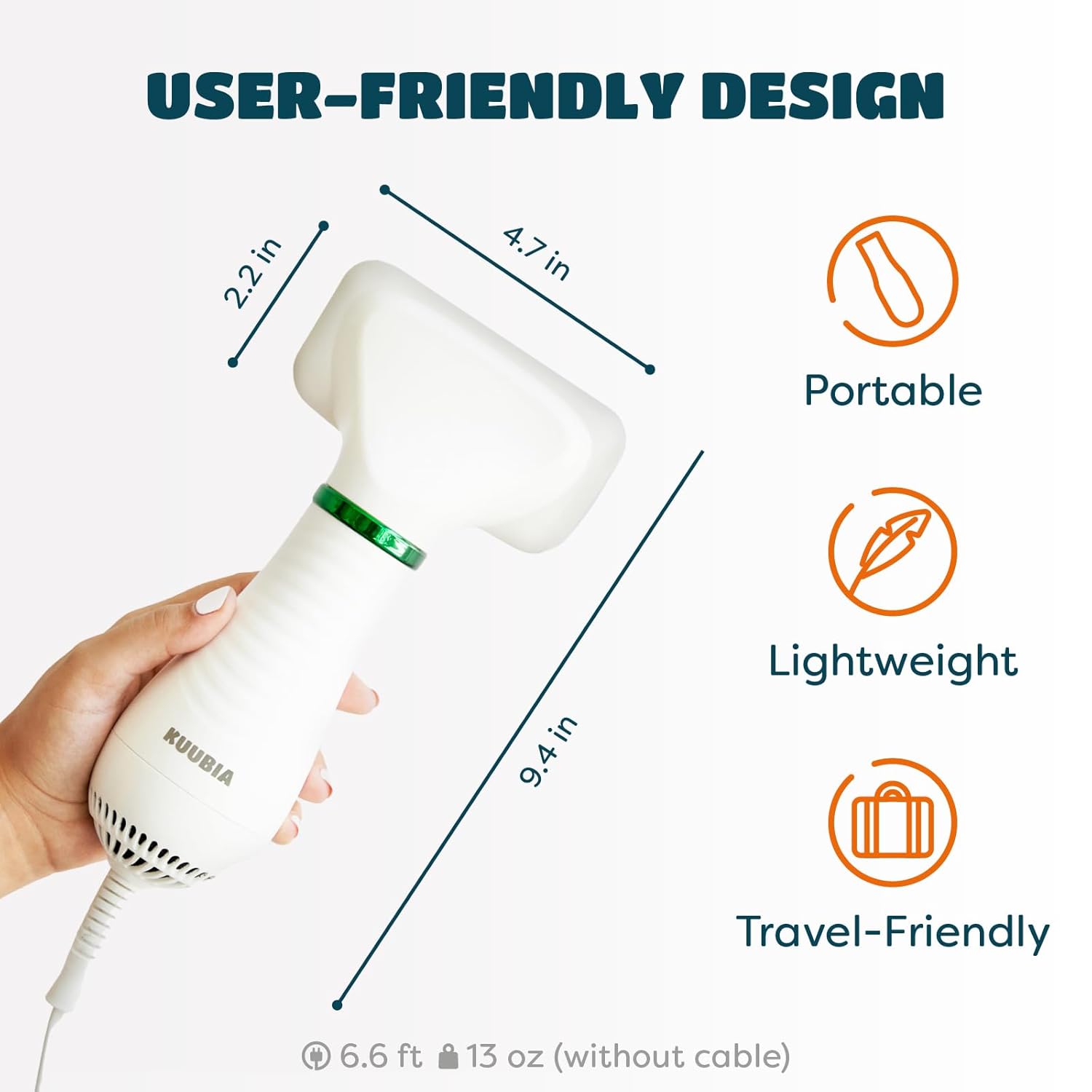 Gentle 2-in-1 Pet Dryer Grooming Tool for Small Dogs and Cats Adjustable Heat 300 Watts - Image 7