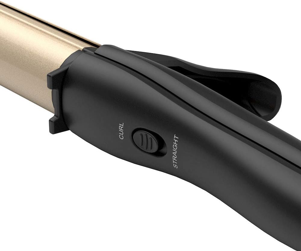 2 in 1 Hair Iron Professional Hair Straightener & Curler Iron, 275-425℉ Adjustable Temperature, Ceramic Flat Iron Ionic 1.25 Inch Barrel, Dual Voltage - Image 7