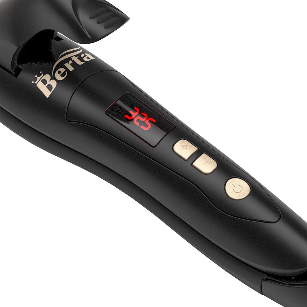2 in 1 Hair Iron Professional Hair Straightener & Curler Iron, 275-425℉ Adjustable Temperature, Ceramic Flat Iron Ionic 1.25 Inch Barrel, Dual Voltage - Image 8