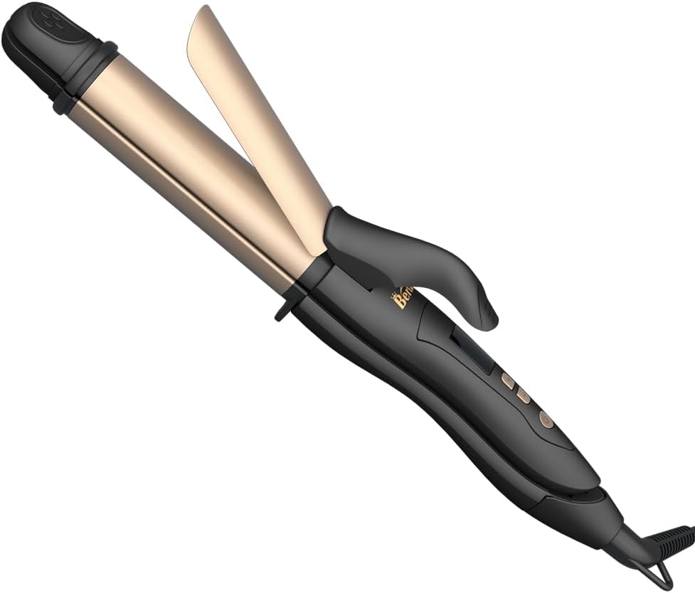 2 in 1 Hair Iron Professional Hair Straightener & Curler Iron, 275-425℉ Adjustable Temperature, Ceramic Flat Iron Ionic 1.25 Inch Barrel, Dual Voltage - Image 3
