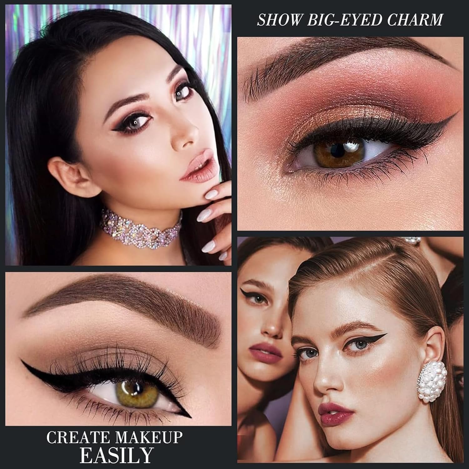 2 Pcs Gel Eyeliner, Easy to Use, Matte Waterproof Eye Liner Pencils, Eye Black Eyeshadow Stick Makeup - Image 5