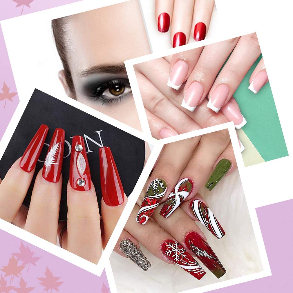 200Pcs Durable Long Nail Forms for Acrylic Gel Nail Extensions with Marked Numbers - Image 7