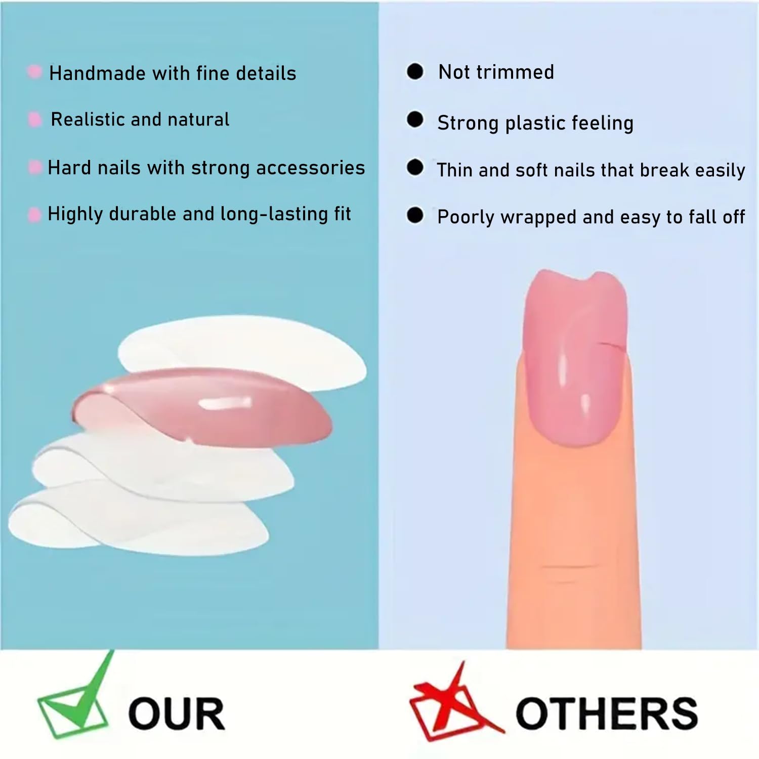 24Pcs Short Square Fake Nails Purple Flower Press on Nails Glitter Designs Valentine Nails Glue on Purple French Tip False Nails Full Cover Gradient Stick on Nails for Women Manicure Kit