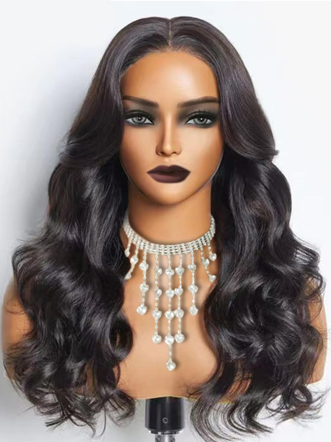 250 density human hair wig 13x4 HD Lace Front Wigs Human Hair Pre Plucked glueless wigs human hair Body Wave Wigs Human Hair Wigs For Black Women Frontal Wigs Bleached Knots 20 Inch - Image 8