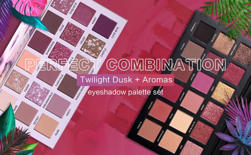 Eyeshadow palette application