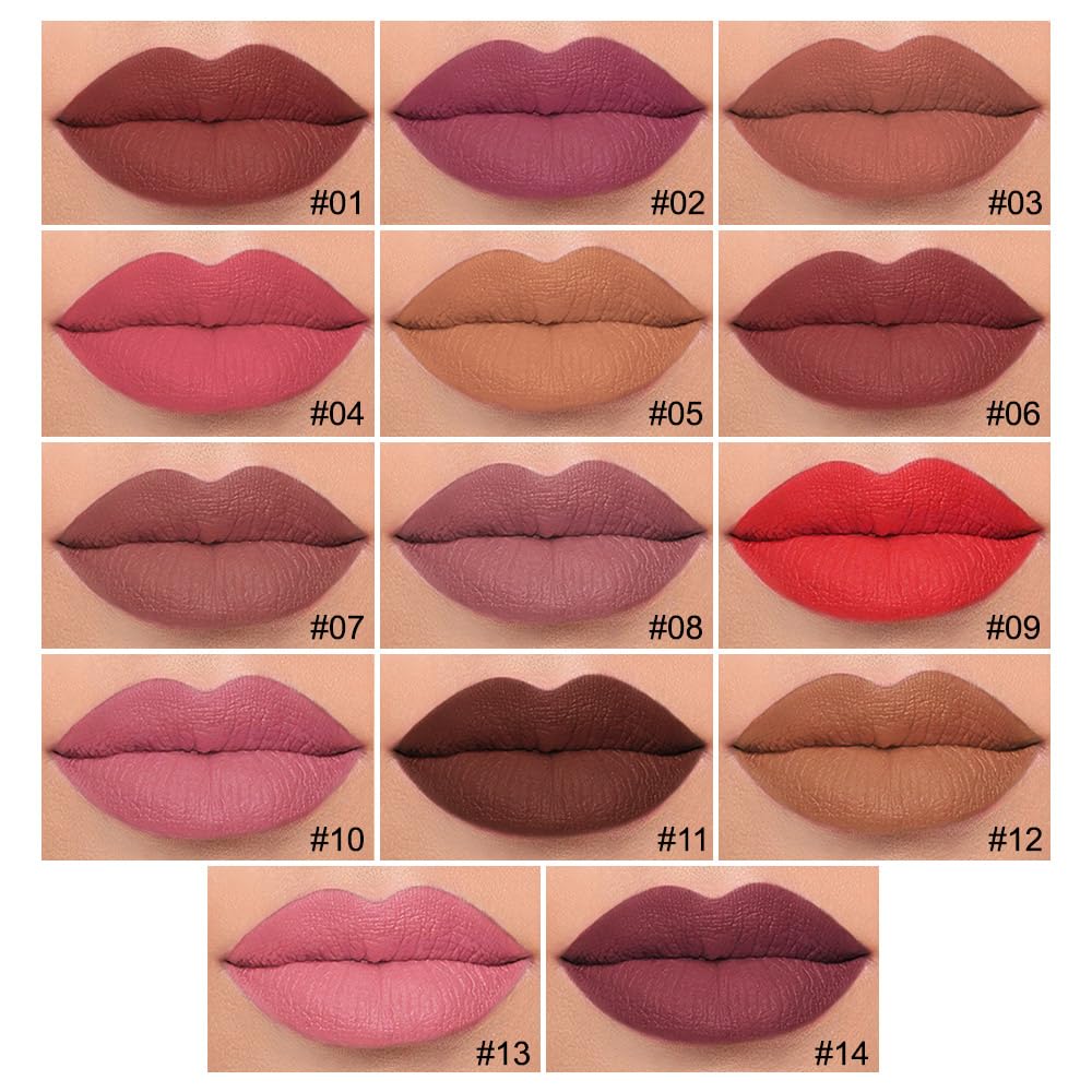 2Pcs Longwear Liquid Lip Liner Stain Marker Pen Set Long Lasting Waterproof, Dusty Warm Pink Matte Semi Permanent 24 Hour Lip Liner and Lipstick Combo, Color Stay Lipliner All Day, Lips Stain peel off - Image 3