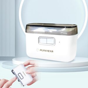 3-in-1 Electric Nail Clipper with LED Light & Polisher - Rechargeable Quiet Nail Trimmer for Adults, Seniors, Baby | Safe Baby Nail Grinder, Portable for Travel, Gift-Ready Home Care Kit