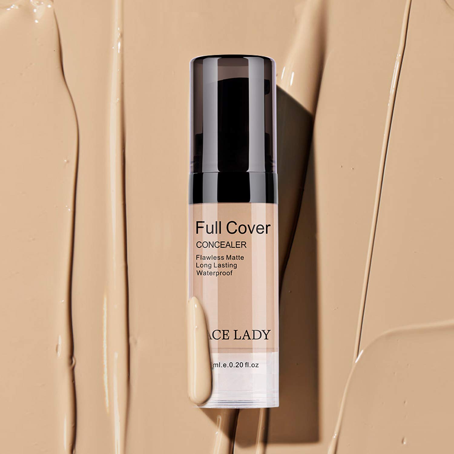 3 Pack Pro Full Cover Liquid Concealer, Waterproof Smooth Matte Flawless Finish Creamy Concealer Foundation for Eye Dark Circles Spot Face Concealer Makeup, Warm Natural, 3×6ml/0.20Fl Oz - Image 6
