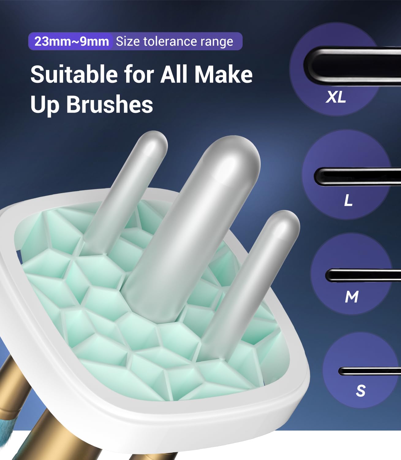 3.0 Upgrade Makeup Brush Cleaner 12x Power SGS Certified for All Brushes - Image 6