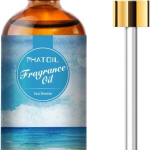 3.38FL.OZ Sea Breeze Fragrance Oils for Aromatherapy, Essential Oils for Diffusers for Home, Perfect for Diffuser, DIY Candle and Soap Making, DIY Scented Products - 100ml