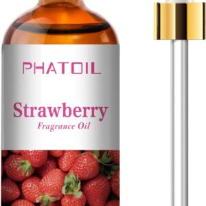 3.38FL.OZ Strawberry Fragrance Oils for Aromatherapy, Essential Oils for Diffusers for Home, Perfect for Diffuser, Yoga, Skin Care, DIY Candle and Soap Making - 100ml