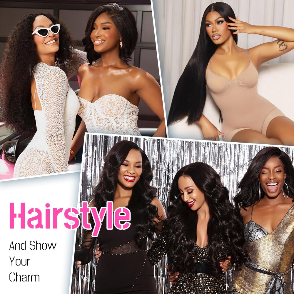 30 Inch 13x6 Body Wave Lace Front Wigs Human Hair Pre Plucked 200% Density HD Lace Frontal Wig Human Hair For Women 10A Body Wave Glueless Wigs With Baby Hair - Image 6