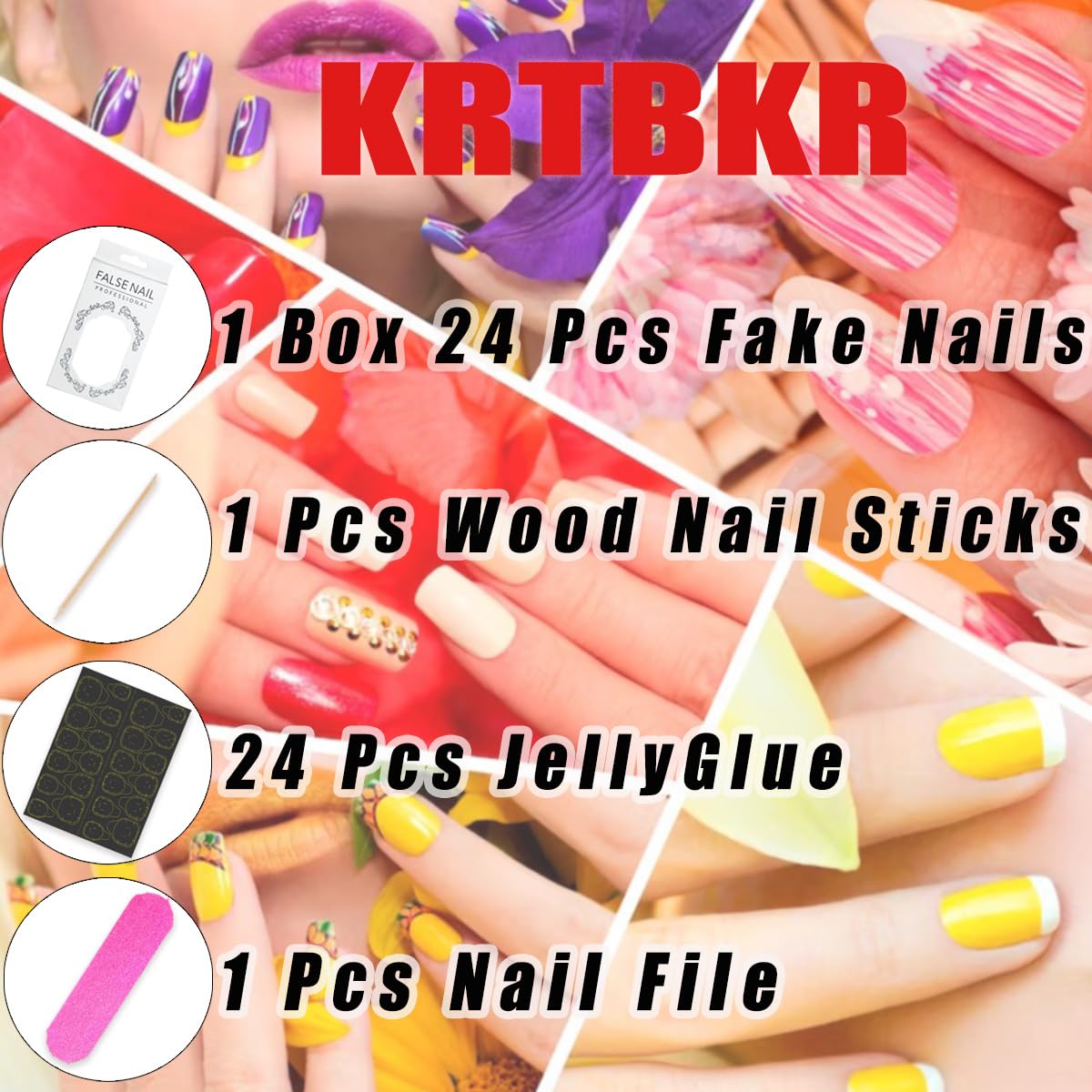 30Pcs Goth Press on Nails Medium Almond Fake Nails 3D Silver Alloy Chrome Glitter Design Y2k Glue on Nails Full Cover Glue on Nails Reusable Handmade Nails Black False Nails for Women Acrylic Nails - Image 6