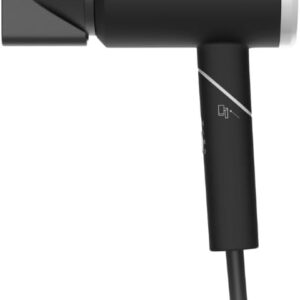 Forte Pro Hair Dryer for Men, Magnetic Nozzle Attachment, 110-125V, Black