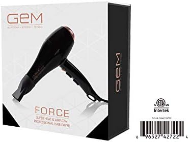 Professional Intense Ionic Ceramic Science Hair Dryer - Black/Rose Gold - Image 4