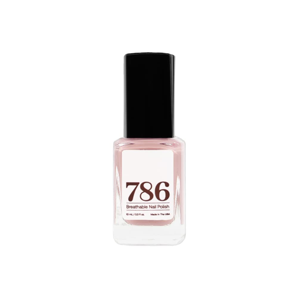 786 Cosmetics Breathable Vegan Nail Polish, Cruelty-Free, Healthy, Halal Nail Polish, Fast-Drying Nail Polish (Sakura)