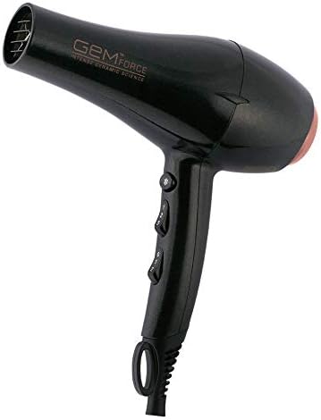 Professional Intense Ionic Ceramic Science Hair Dryer - Black/Rose Gold - Image 3