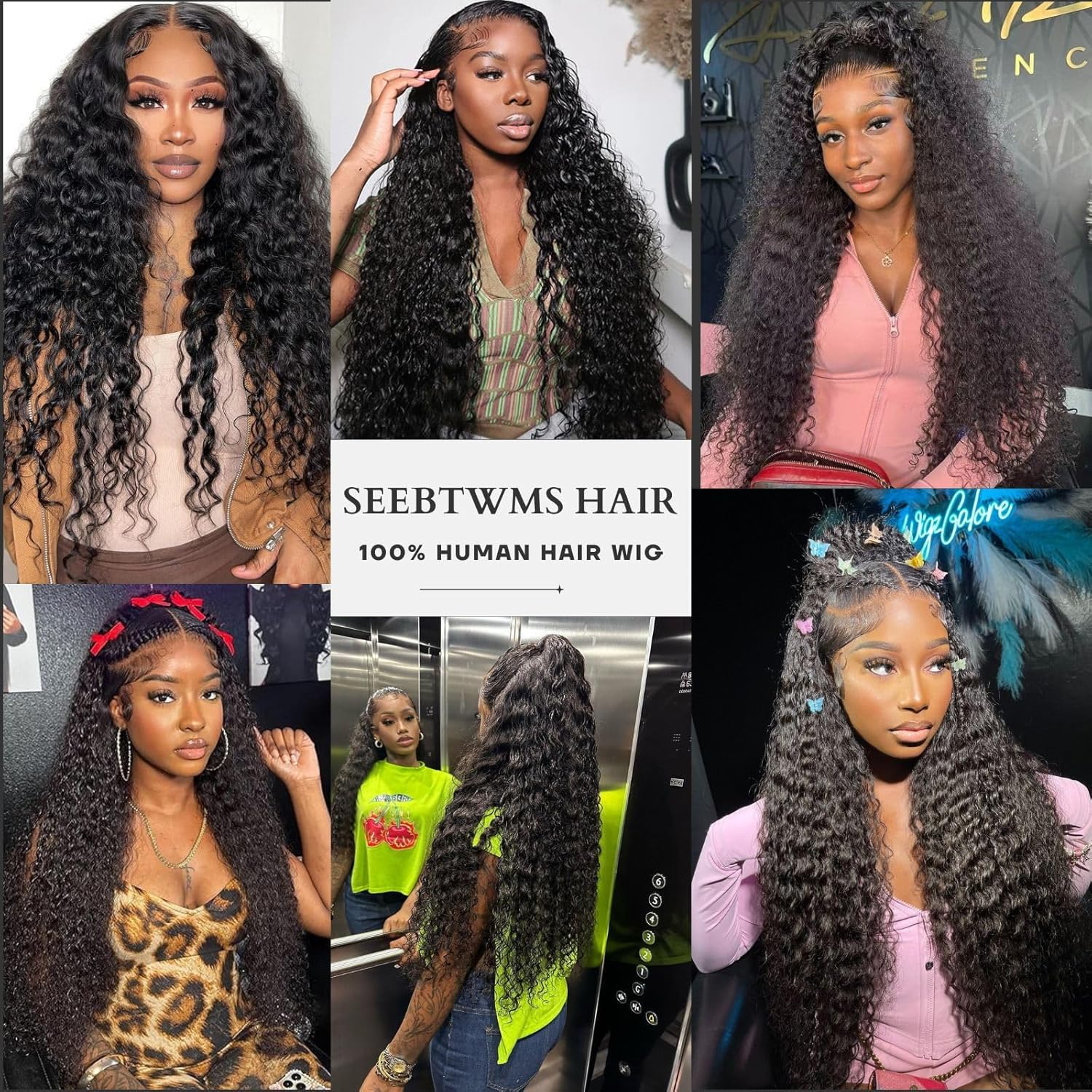 32 Inch Water Wave Lace Front Wigs Human Hair 13x6 Deep Part Curly Wig for Women 200 Density Water Wave Frontal Wigs Human Hair Pre Plucked - Image 6