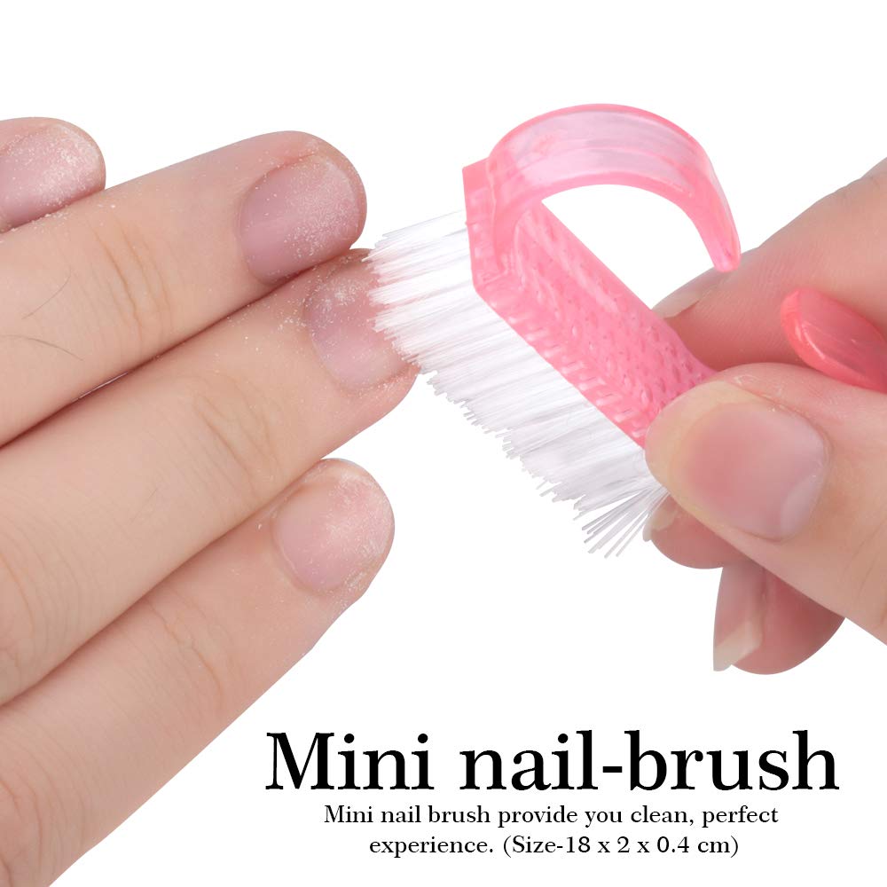 3pcs Double Sided Rectangular Nail File and Buffer, Buffer Block Sponge Polished, Nail Brush, Come with Cuticle Nipper and Pusher, Perfect Manicure Tool Kit for Shiny Nail - Image 5