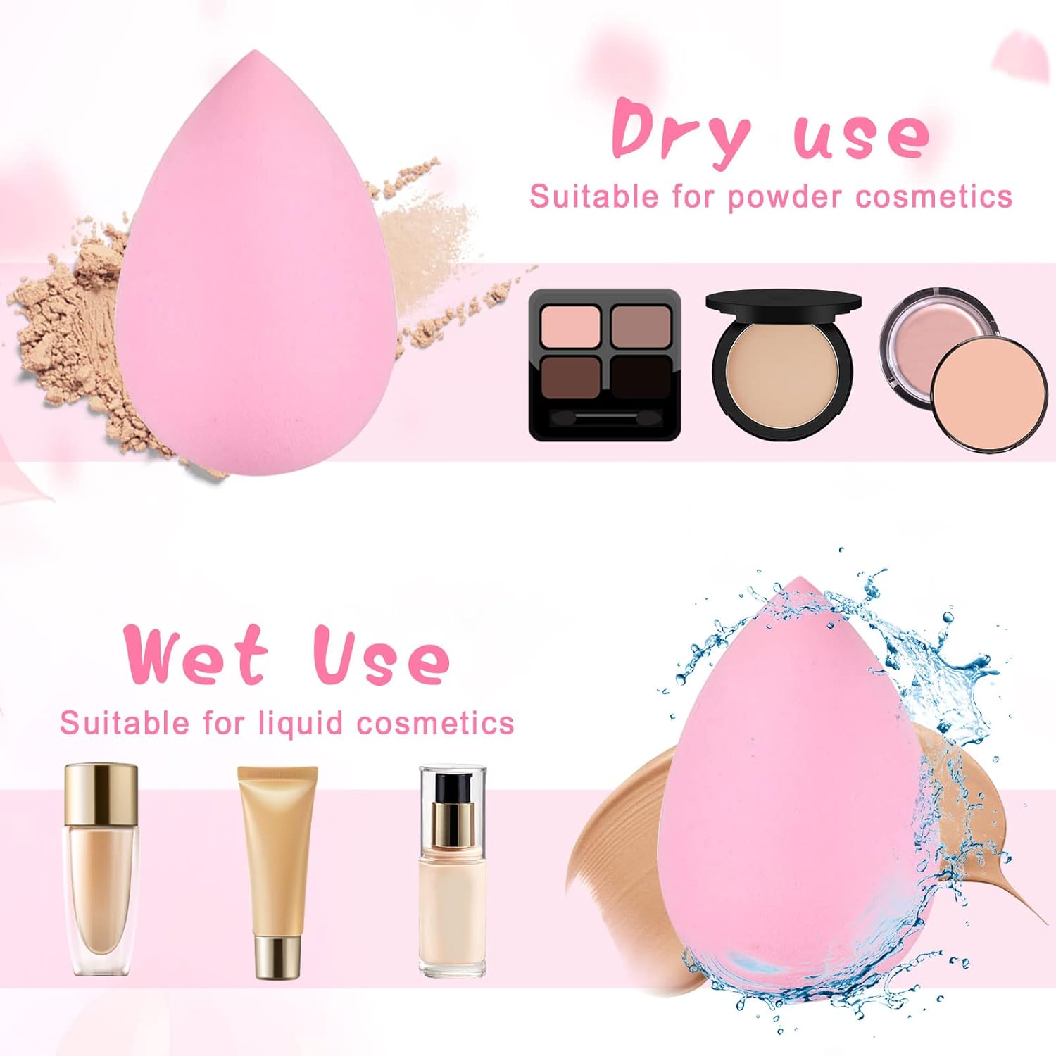 40Pcs Mini Beauty Blender Multi Colored Makeup Sponge Professional Beauty Blender Sponge Super Soft Facial Makeup Tools for Foundation, Powder, Liquid - Image 5