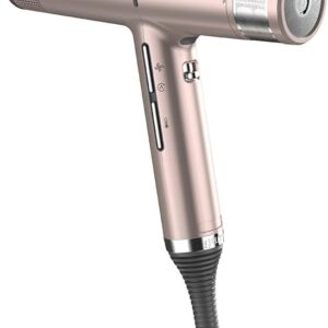 IQ Update 2025 | IQ Perfetto | iQ1 | Professional Hair Dryer | by Ga.Ma Italy | 1500 Watts | Turbo 110.000 RPM | Washable Filter (Rose Gold)