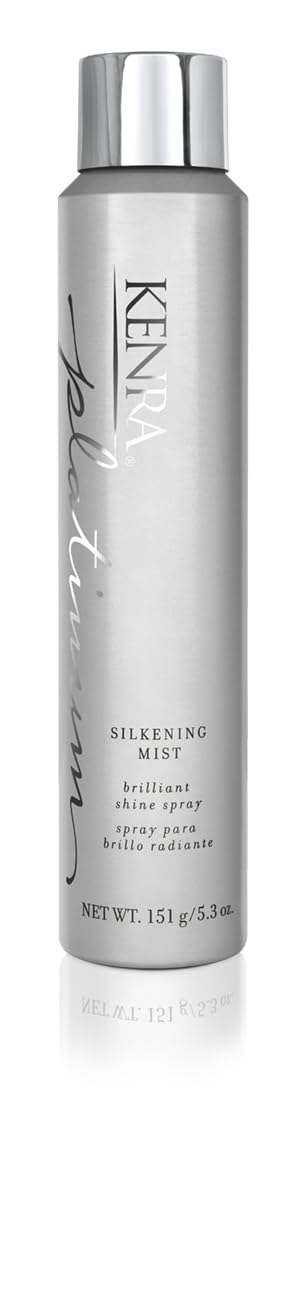 Kenra Platinum Silkening Mist | Brilliant Shine Spray | Smooths Flyaways, Detangles and Tames Frizz | Humidity Protection | All Hair Types