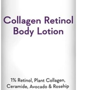 MU Collagen 1% Retinol Body Lotion - for Skin Tightening & Firming - with Niacinamide, Ceramide, Rosehip & Avocado - for Men & Women - 200 Ml