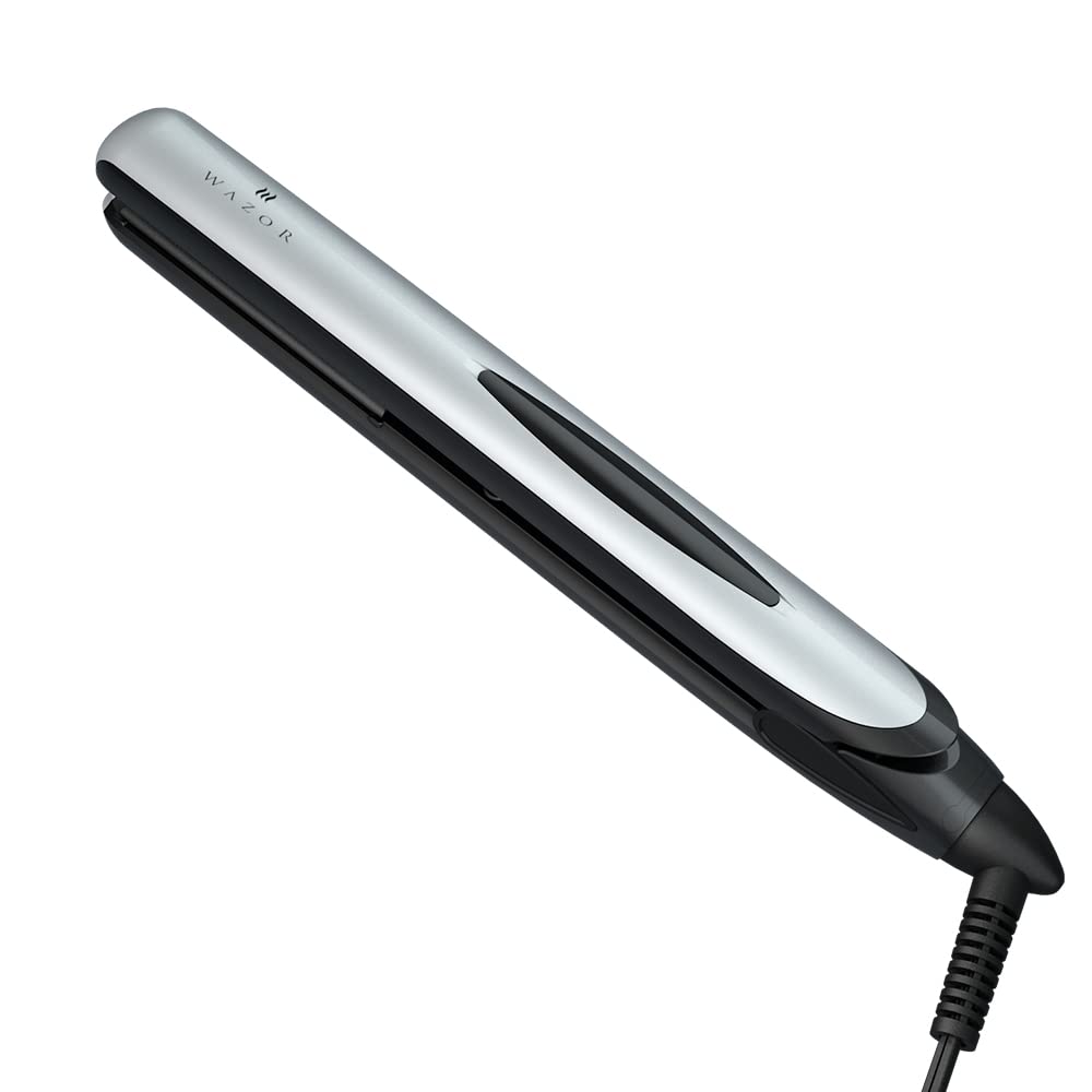 Hair Straightener Flat Iron and Curler 2 in 1 Professional Ceramic Flat Iron Instant Heat Up with Automatic Shut Off and Digital LED Display, Adjust Temperature from 284℉ to 446℉, 1 inch Sliver - Image 4