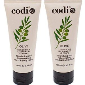 Codi Olive Hanf and Body Lotion 100ml / 3.3 fl oz (Pack of 2)