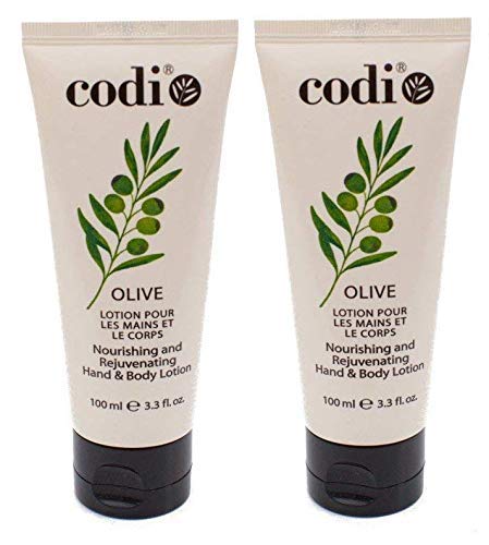 Codi Olive Hanf and Body Lotion 100ml / 3.3 fl oz (Pack of 2)