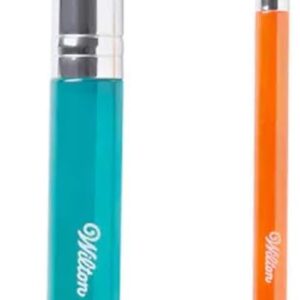 Wilton Dusting Brush 2 Pc Set Orange Aqua