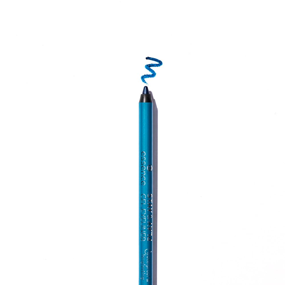 essence | Stay & Play Gel Eyeliner | Super Soft Gel-like Texture | Waterproof & Longlasting | Vegan & Cruelty Free (06 Midnight Sky)