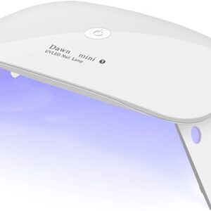 Kepma UV LED Nail Dryer Mini lamp Portable Curing Light for Gel Nail Polish,6w(White)