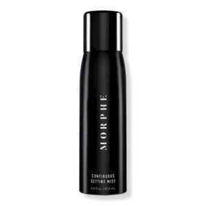 Morphe Morphe Continuous Setting Mist - Micro-Fine Makeup Setting Spray with a Natural Radiant Finish - Helps Makeup Resist Caking or Fading & Increases Wear of Foundation (2.8 fl oz)