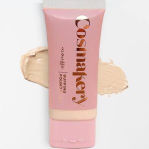 Foundation for Light to Full Coverage - Mousse Liquid Makeup Foundation for Uneven Skin Tone - Diverse Skin Types Mature, Dry, Oily - Oil-free, Cruelty-free (Fair)