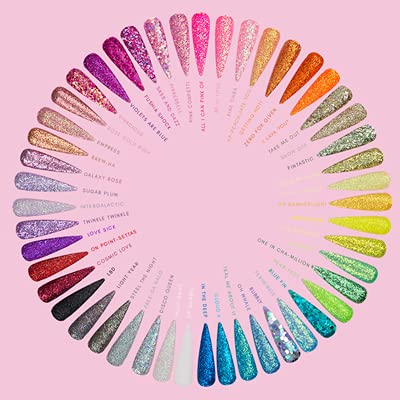Kiara Sky 3D Glitter Nail Art | Sprinkle On Collection 1 oz | Mix with Acrylic, Gel Polish or dip Powder | Rose Gold Rush (Ultra-fine Rose Gold Shimmer) - Image 3