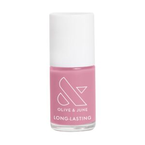 Olive & June Long-Lasting Nail Polish Plump, Gel-Like Finish No Lamp Needed Lasts up to 10 days Salon-Quality Color at Home 15-Free, Vegan & Cruelty-Free Chip-Resistant Shine World Lit